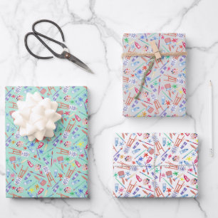 The Art of Painting Wrapping Paper Sheet
