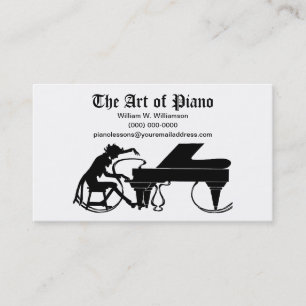 The ART of Piano - Piano Business Cards