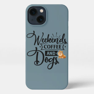 The Art of Positive Dog Typography iPhone 13 Case