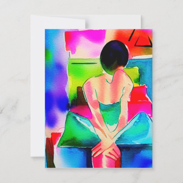 The Art of Procrastination Note Cards (Front)