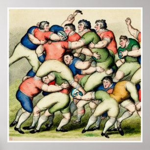 The Art Of Rugby -  Print