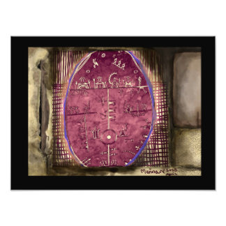 The art of Sami drum! Photo Print