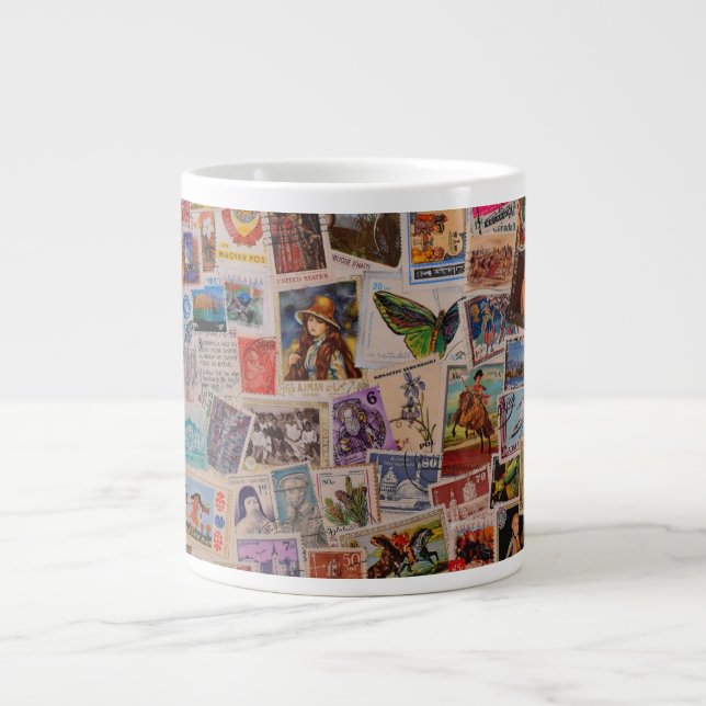 The Art of Stamps - Jumbo Mug (Front)