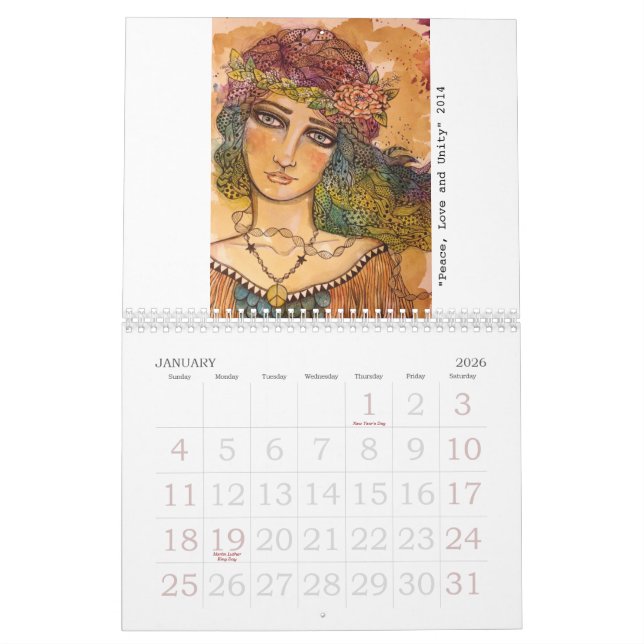 The Art of Stephanie Allison 2015 Calendar (Jan 2026)