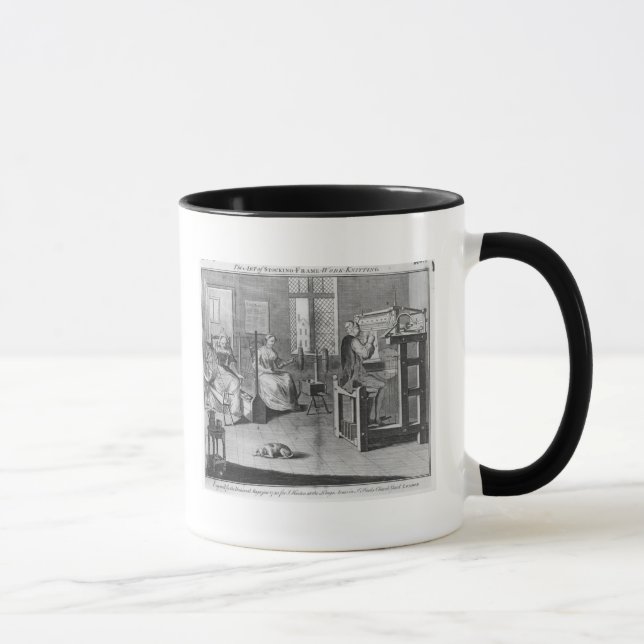 The Art of Stocking-Frame-Work-Knitting Mug (Right)
