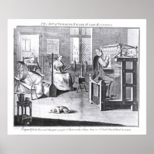 The Art of Stocking-Frame-Work-Knitting Poster