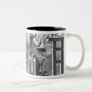 The Art of Stocking-Frame-Work-Knitting Two-Tone Coffee Mug