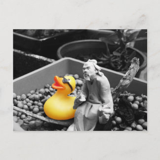 'The Art of Zen' Rubber Duck Postcard
