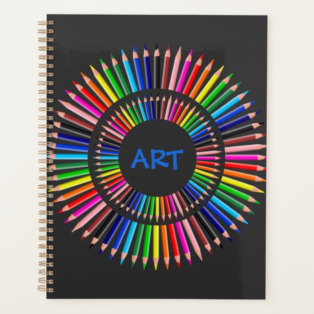 The Art Teacher, Coloured Pencils Planner (Front)