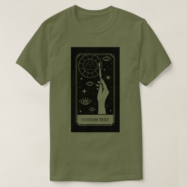 the art teacher tarot custom text  T-Shirt (Design Front)