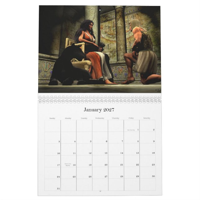 The Art Work of Delilah K. Stephans 2011 Calendar (Jan 2027)
