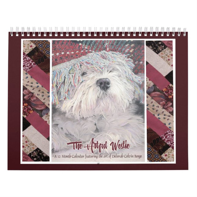 The Artful Westie Calendar (Cover)