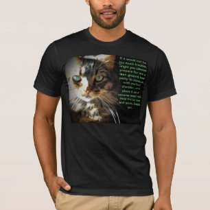 The Articulate Cat Wants a Cheeseburger T-Shirt