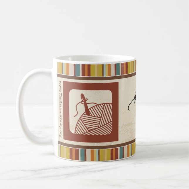 The Artisan Group MEMBER Mug (crochet) (Left)
