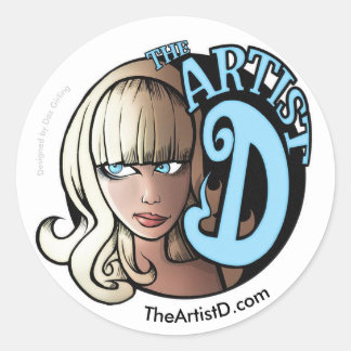 The Artist D by Daz Girling Sticker