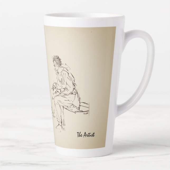 The Artist Latte Mug (Right)