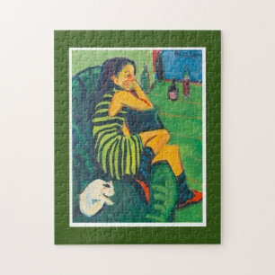 The Artist Marcella,Kirchner,Fine Art  Jigsaw Puzzle