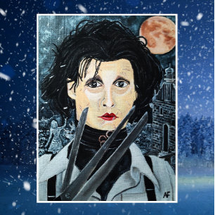 The Artist Painting by Alfred Fox Canvas Print