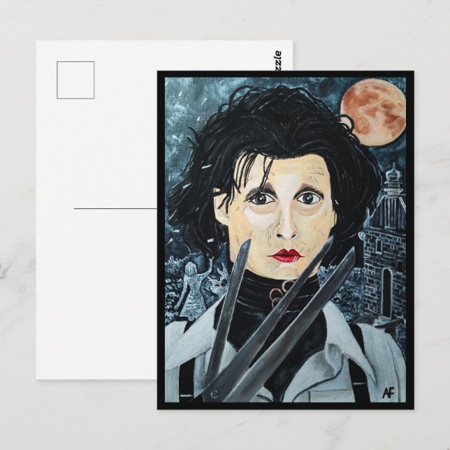 The Artist Painting by Alfred Fox Postcard (Front/Back)