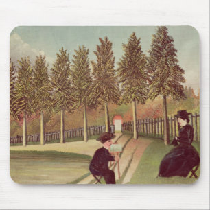 The Artist Painting his Wife, 1900-05 Mouse Mat