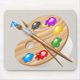 The Artist Palette Mouse Mat