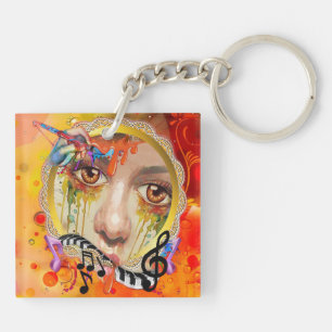 The Artist pallet Key Ring