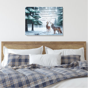 The Artist Poem Canvas Print