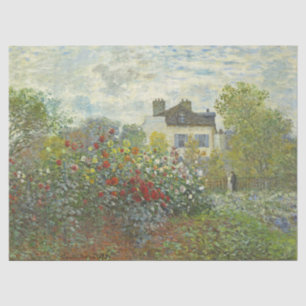 The Artist’s Garden at Argenteuil by Monet Tissue Paper