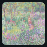 The Artist’s Garden in Giverny (1900) Claude Monet Square Sticker<br><div class="desc">These magnificent fine art stickers for scrapbooks feature the beautiful The Artist's Garden in Giverny (1900), a Post-Impressionist painting of a flowering garden. The Artist’s Garden in Giverny (1900) is one of the many paintings Claude Monet created during the course of his last thirty years in his garden at Giverny....</div>