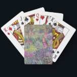 The Artist’s Garden in Giverny by Claude Monet Playing Cards<br><div class="desc">The Artist’s Garden in Giverny
by Claude Monet</div>