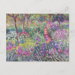 The Artist’s Garden in Giverny by Claude Monet Postcard