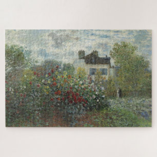 The Artist’s Garden with Dahlias Jigsaw Puzzle