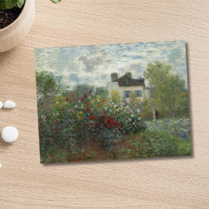 The Artist’s Garden with Dahlias Postcard