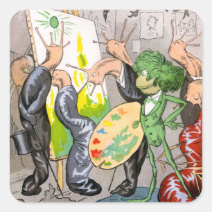 The Artist Square Sticker