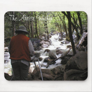 The Artist Within by Julie L. Cleveland Mouse Mat