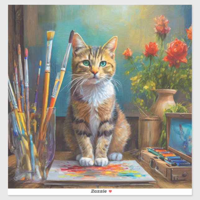 The Artistic Cat (Sheet)