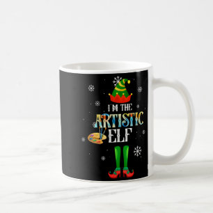The Artistic Elf Squad Elf Family Christmas Pajama Coffee Mug
