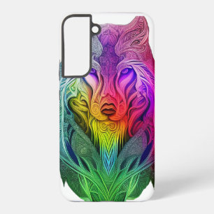 The Artistic Vision of the Sigma Wolf Illustration Samsung Galaxy Case