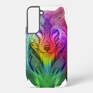 The Artistic Vision of the Sigma Wolf Illustration Samsung Galaxy Case