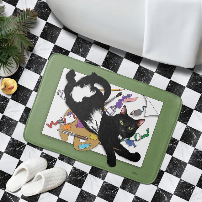 The Artist's Cat Bath Mat (Creator Uploaded)
