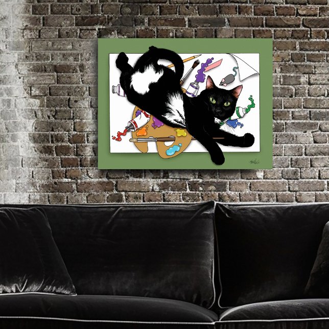 The Artist's Cat Poster (Creator Uploaded)