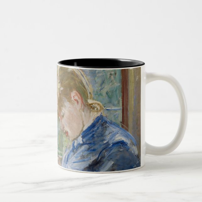 The Artist's Daughter, Julie, with her Nanny Two-Tone Coffee Mug (Right)