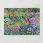 The Artist's Garden at Giverny by Claude Monet Postcard<br><div class="desc">The Artist's Garden at Giverny by Claude Monet (1900)</div>