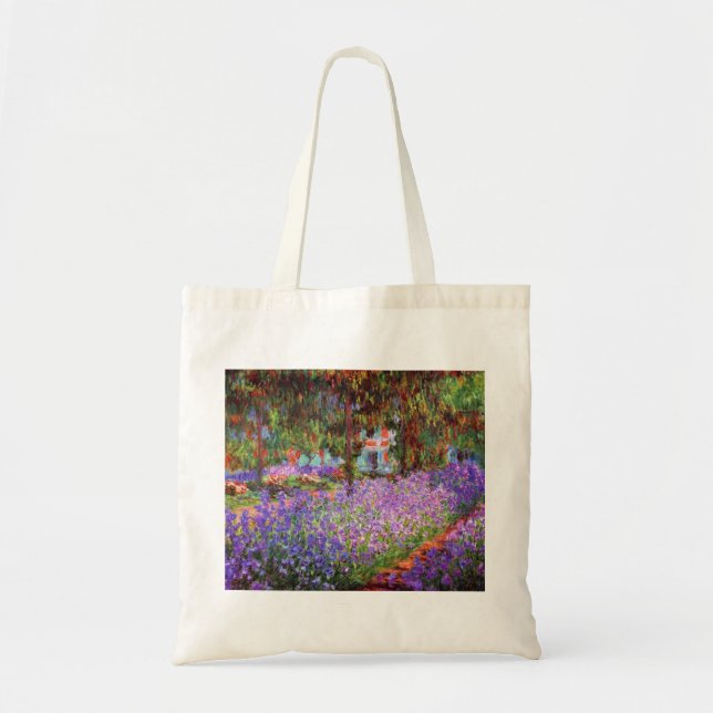 The Artist's Garden at Giverny by Monet Tote Bag (Front)