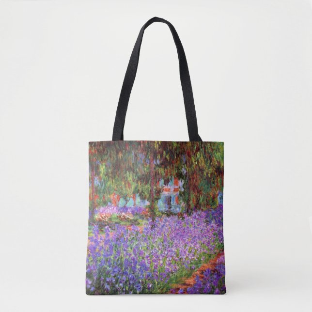 The Artist's Garden at Giverny by Monet Tote Bag (Front)