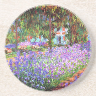 The Artist's Garden at Giverny, Claude Monet Coaster