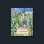 The Artist's Garden at Vetheuil by Claude Monet Canvas Print<br><div class="desc">The Artist's Garden at Vetheuil by Claude Monet would make a wonderful gift for him or her</div>