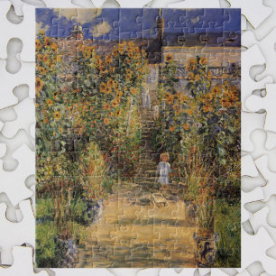 The Artist's Garden at Vetheuil by Claude Monet Jigsaw Puzzle