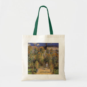 The Artist's Garden at Vetheuil by Claude Monet Tote Bag