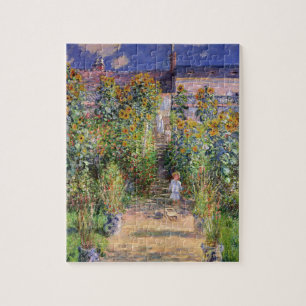 The Artist's Garden by Claude Monet Jigsaw Puzzle